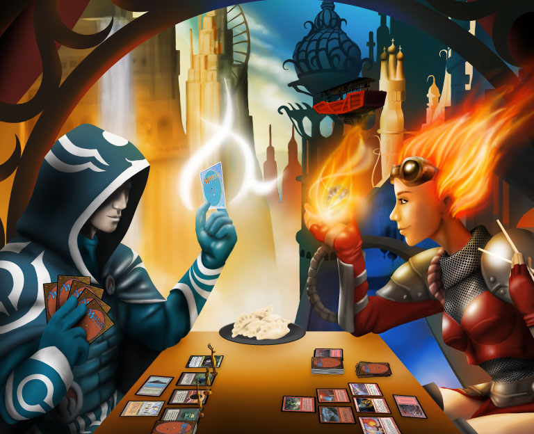 Oasis Games Illustration